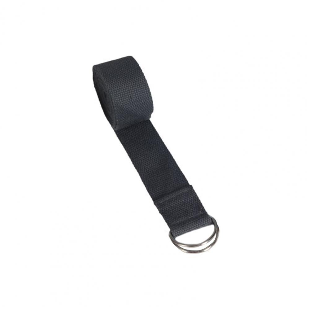 Yoga Stretch Strap Burrs-free Muscle Relax Accessory Leg Stretchers Training Belt for Trainer: Dark Gray