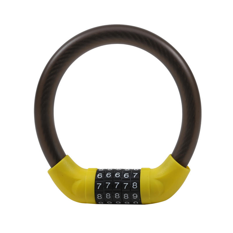 Bike Lock Combination 5-digit Codes Bicycle Lock Safety Lock Equipment Bicycle Accessories Anti-theft MTB Bicycle Lock: Red