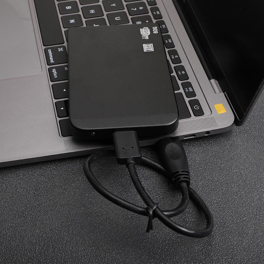 Portable External Hard Disk Drive Black Desktop Laptop 2.5 inch Mechanical HDD Micro B to USB 3.0 Computer Accessories