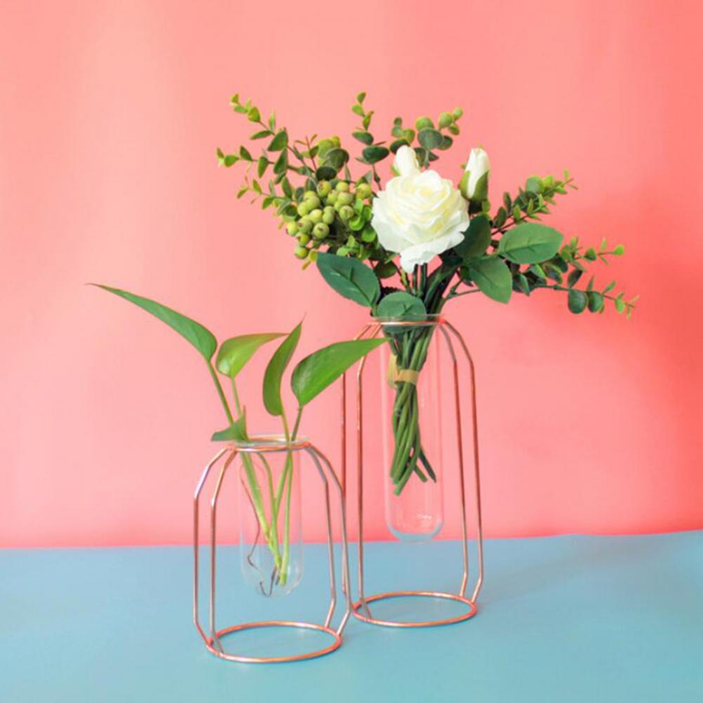 Glass Vase	Hydroponics Terrarium Portable Reusable Glass Air Plant Terrariums Propogation Station Home Decor