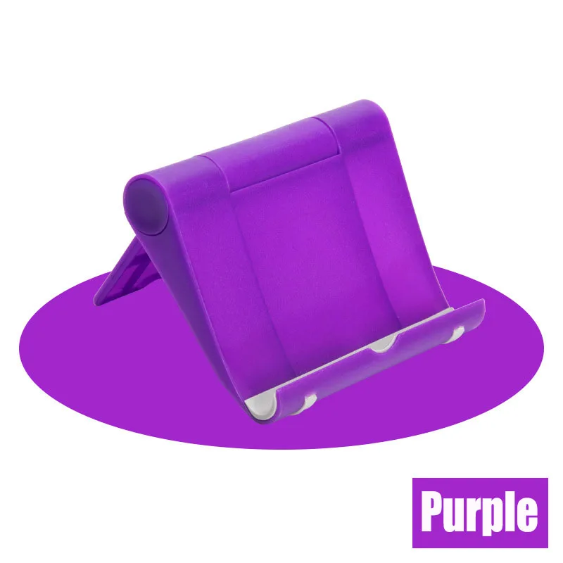 Smartphone Houder Communicatie Accessoires Universele Tablet Standhouder Mobiele Telefoon Desktop Bureau Stand Ondersteuning Tablet Telefoon: Paars