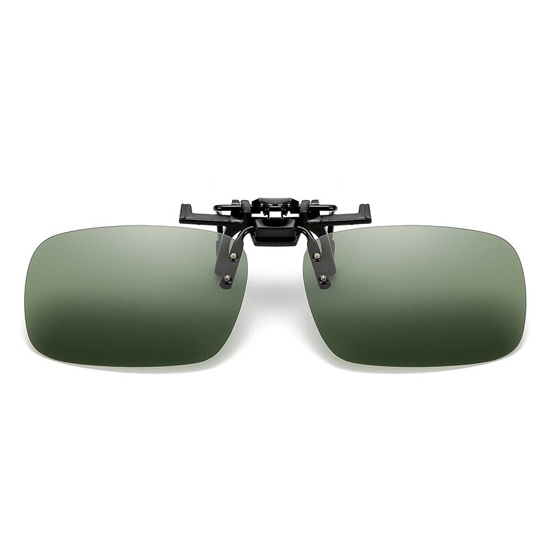 Fishing Use Sunglasses Eyewear Clip On Style Sunglasses UV400 Polarized Fishing Riding&Hiking Eyewear Day/Night Vision Glasses