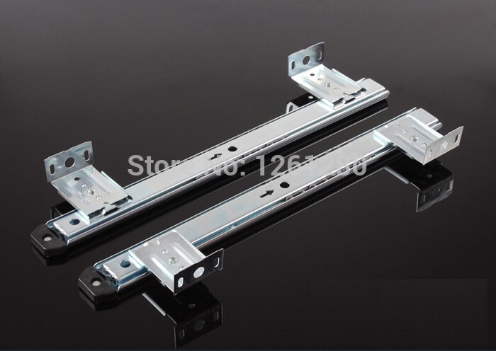 Rail coulissant muet pour meubles, , pour tiroir, ordinateur, bureau, clavier, support de levage