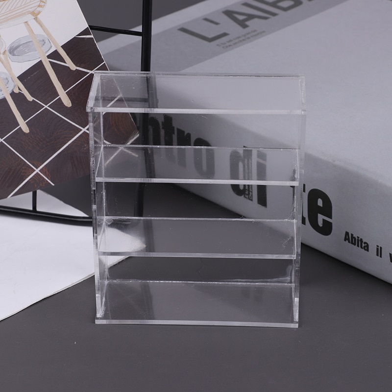 Transparent Acrylic Display Storage Case Box Perspex ShowCase Dustproof For Garage Kit Doll Model Cars Figures Collectibles