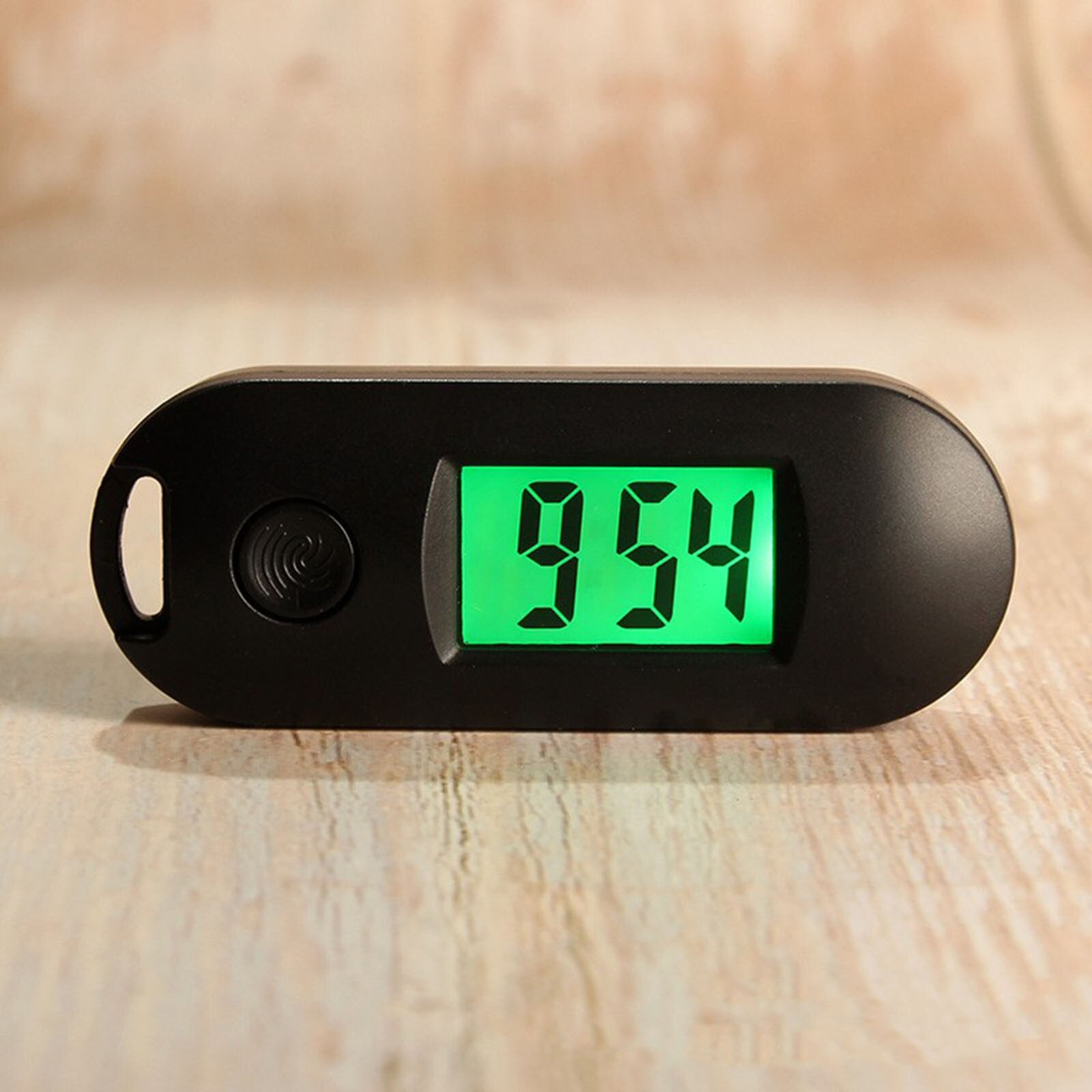 Mute Lichtgevende Mini Draagbare Digitale Elektronische Klok Student Examen Studie Zakhorloge Elektronische Desktop Tafel Decor Timers: Black 