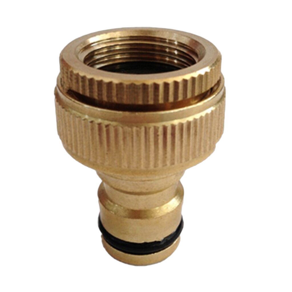 Brass Garden Hose Tap Connector 1/2 and 3/4 Outdoor Threaded Faucet
