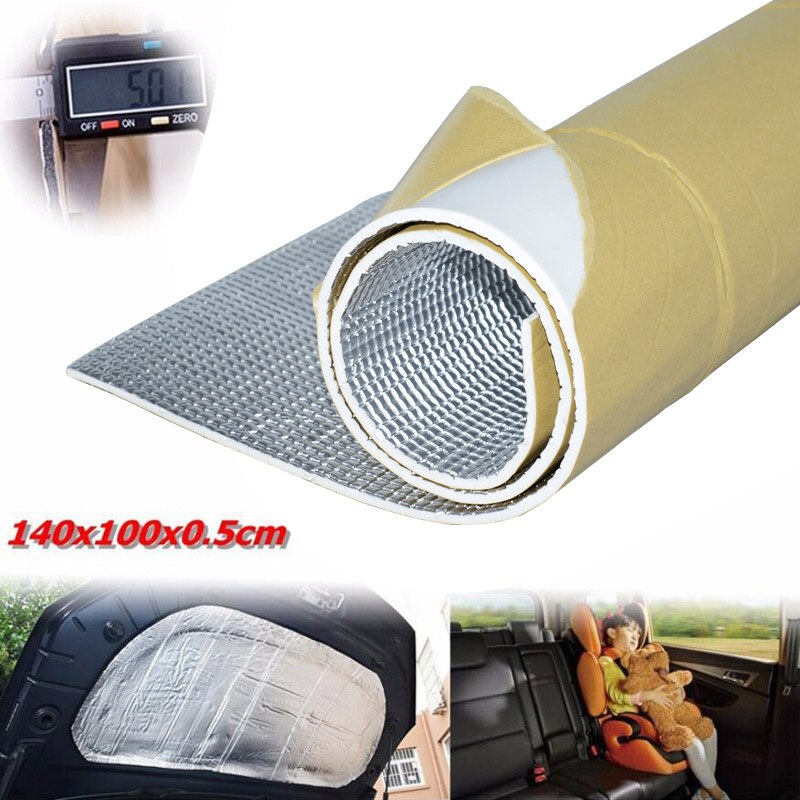 Pare-feu de voiture 6mm 50cm x 30cm | Pare-feu, porte de plafond, feuille d'aluminium, pare-feu automobile, amortissement et isolation thermique