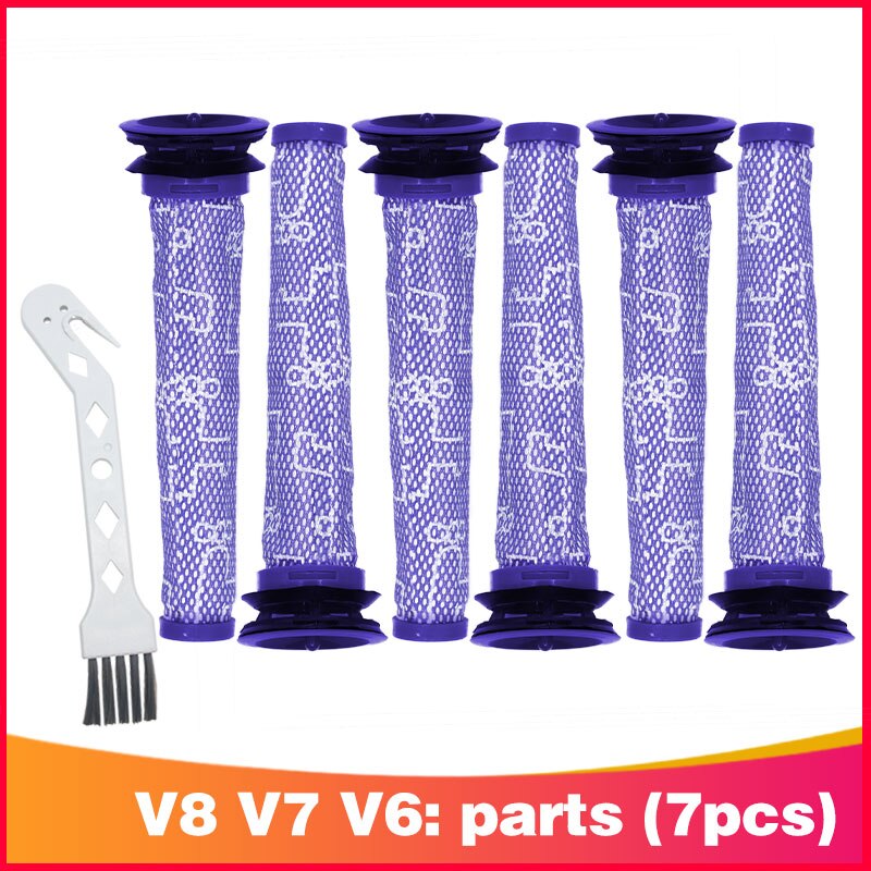 Meilleur pré-filtre et 2 kit de filtres HEPA pour aspirateur balai sans fil Dyson V6 absolu. Remplace les parties 965661-01 et 966741-01: MULTI