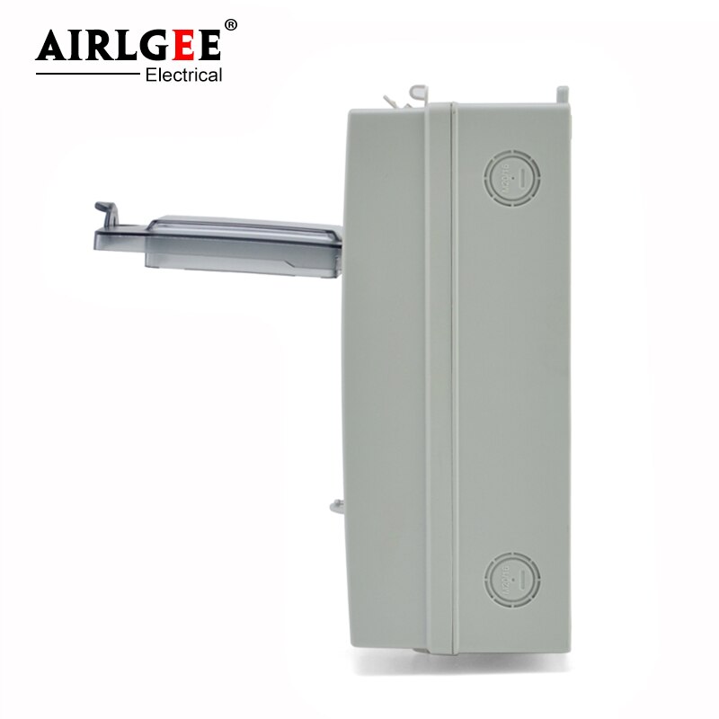 4 Way IP66 Waterproof Electrical Distribution Enclosure Outdoor Switch Box 1504