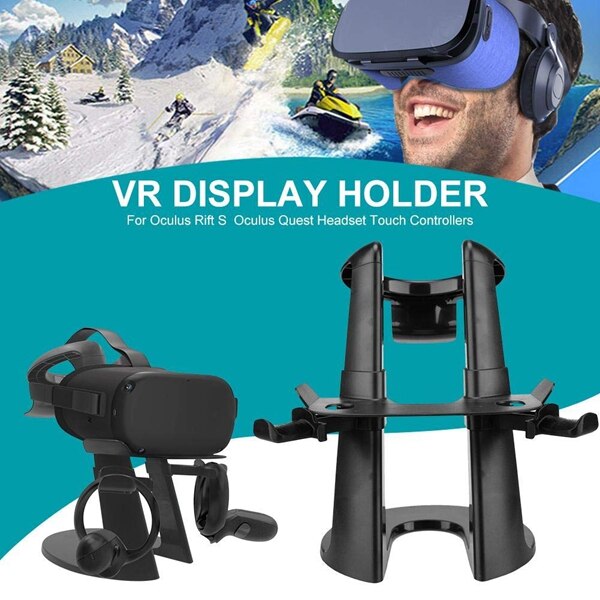 Vr stativ, headset displayholder og station til oculus rift s oculus quest headset presse controllere