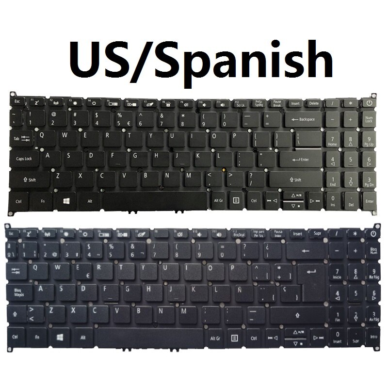 Neue uns/SP/Spanisch Laptop tastatur für Acer streben 5 A515-54 A515-54G A515-52 A515-52G N18C1 A515-53 S50-51 A515-56 a515-56G
