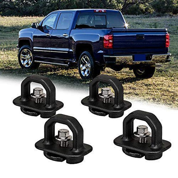 Voor Chevy Anker Truck Bed 4 Stuks Set Tie Downs Anker Past 07-18 Gmc Sierra Lading, 15-18 Chevy Colorado En Gmc Canyon Model Truc