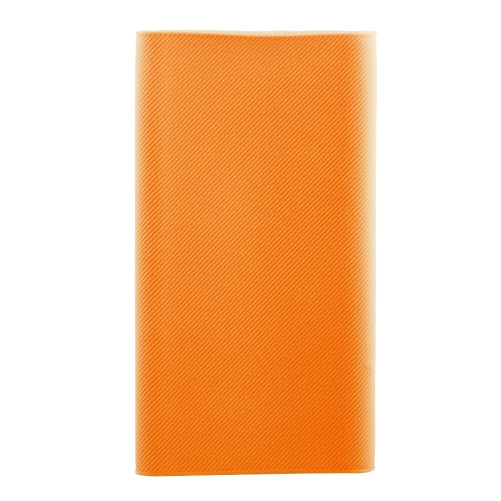 Antislip Silicone Power Bank Case Pack Box Voor Xiaomi Power 10000Mah Draagbare Externe Batterij Case: Orange