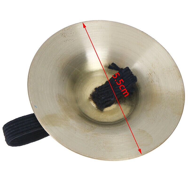Accesorios de percusión para danza del vientre platillos para dedos de latón equipos de instrumentos musicales de Metal cómodo y práctico