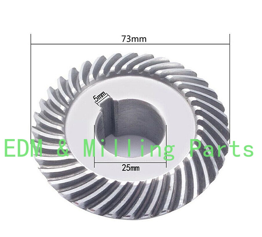 1Set (2pcs) Milling Machine Lifting Gear CNC C77+C96 Helical Mill Gear For Bridgeport