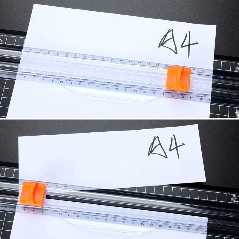 Papirkutter udskiftning af knivtrimmer skæring af udskiftning af knivtrimmerblad med automatisk sikkerhedsbeskyttelse til  a4 papir t