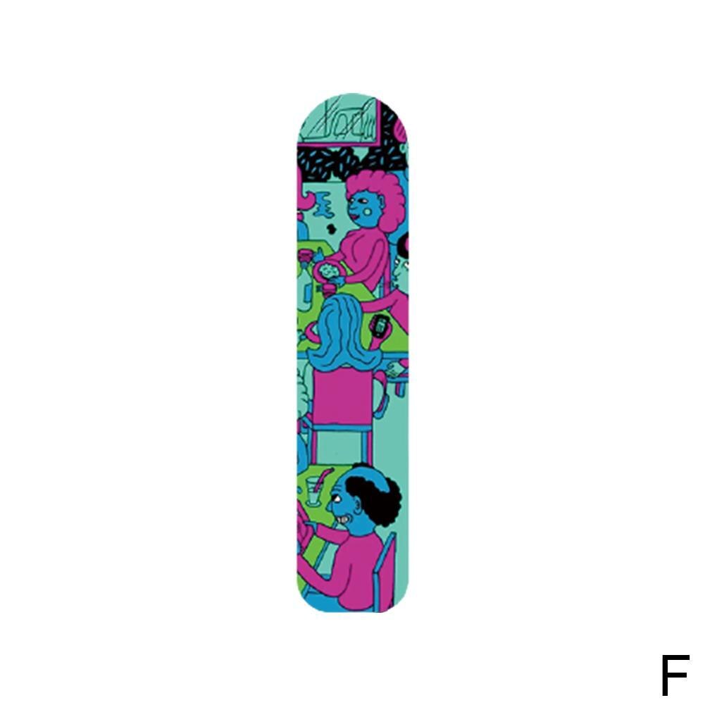Scooter klistermærker, der passer til xiaomi mijia  m361 max  g30 modifikation reflekterende natkørsel sikkerhed skateboard advarselsstrimmel: F