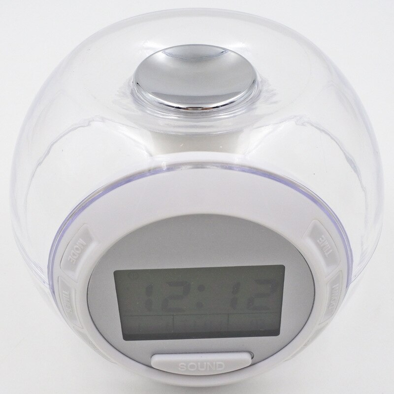 LED Colorful Alarm Clock Perpetual Calendar with Thermometer Electronic Clock Four-tone Music Alarm Clock Children&#39;s Alarm Clock: Default Title