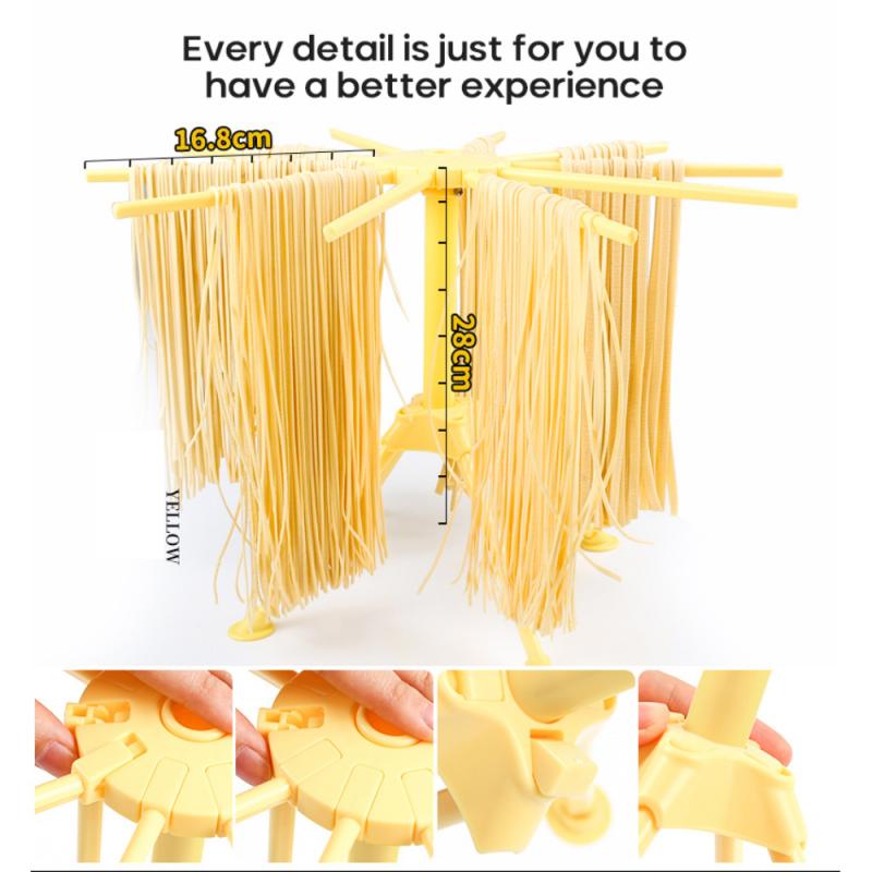 Pasta Drying Holder Hanging Rack Pasta Cooking Tools Dried Noodle Rack Foldable Pasta Drying Rack Spaghetti Dryer Stand Noodles