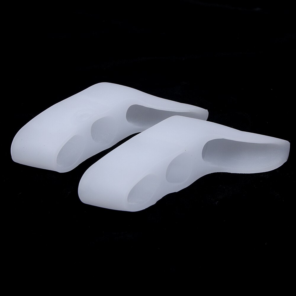 3 Gaten Kleine Teen Siliconen Teen Separator Voet Varus Corretcor Voetverzorging Teen Afscheiders Voor Eeltknobbels