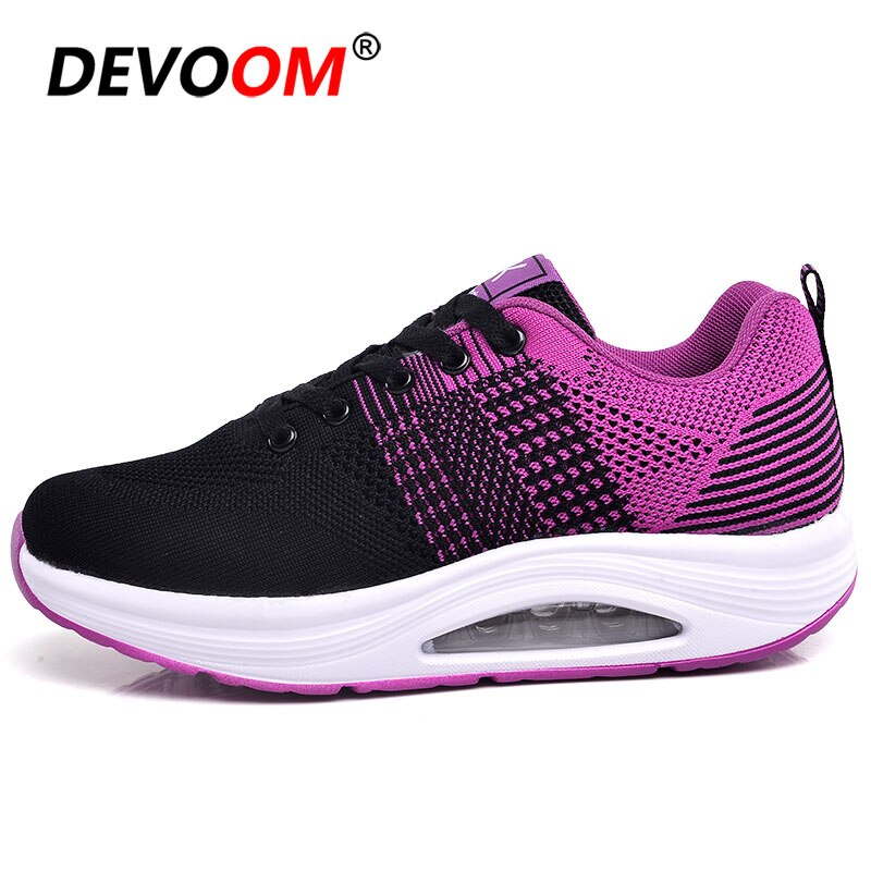 Spring Dancing Shoes for Women White Sneakers Jazz Shoes Seasons Female Fitness Shoes calzado deportivo mujer: Purple  / 5.5