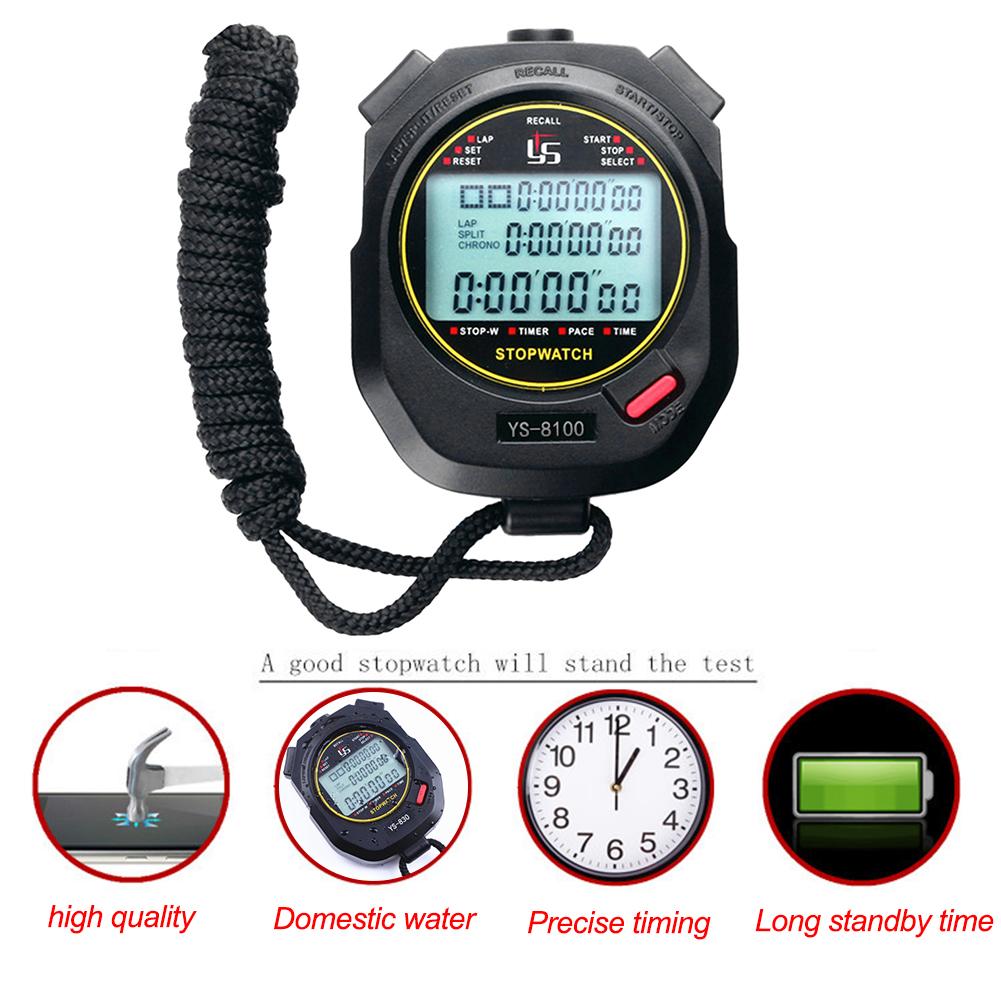Handheld Digital Stopwatch Timer Chronograph Sports Training Timer Stop Watch Outdoor Sports Running Chronograph Stop Watch