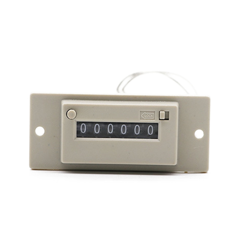 6 Digit Electromagnetic Pulse Counter DC 3.5W AC3W 200 Million Times AC220V / AC110V / DC24V / DC 12V