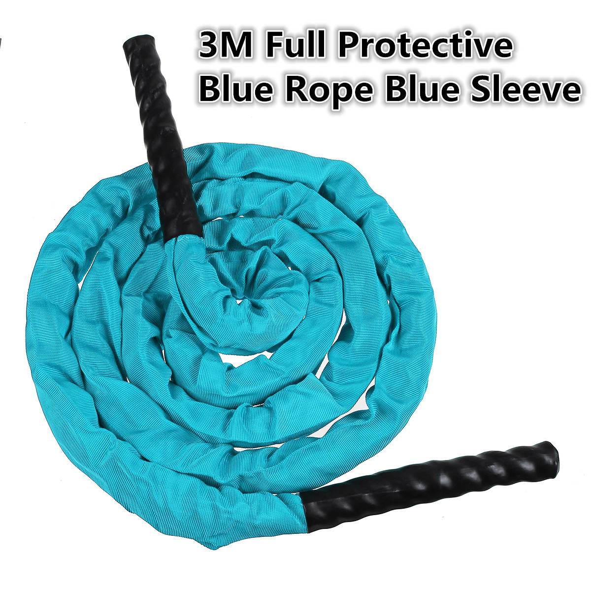 25mm Fitness Heavy Jump Rope Crossfits Weighted Battle Skipping Ropes Power Training Improve Strength Muscle Fitness Equipment: Package A 3