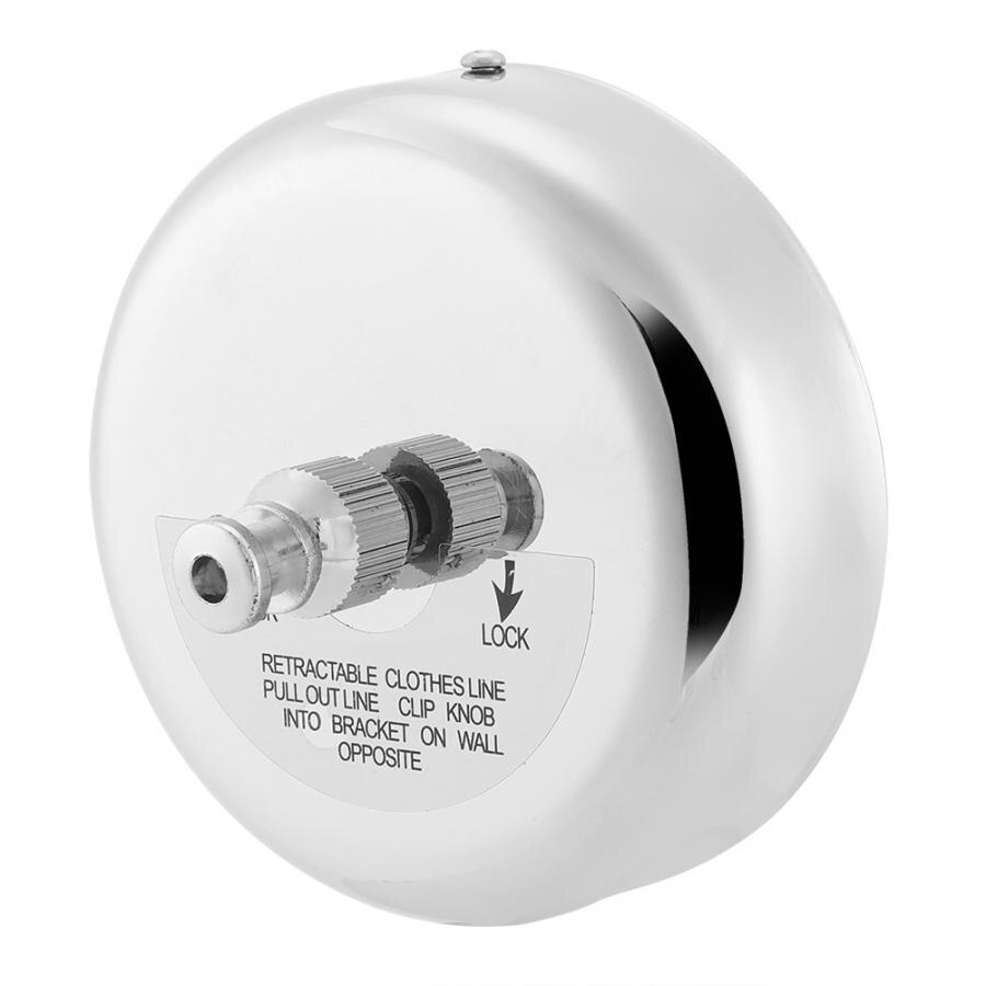 2.8m Stainless Steel Clothesline Retractable Clothes Line Dryer Indoor Outdoor Laundry Single Clothesline Clothes Drying Line