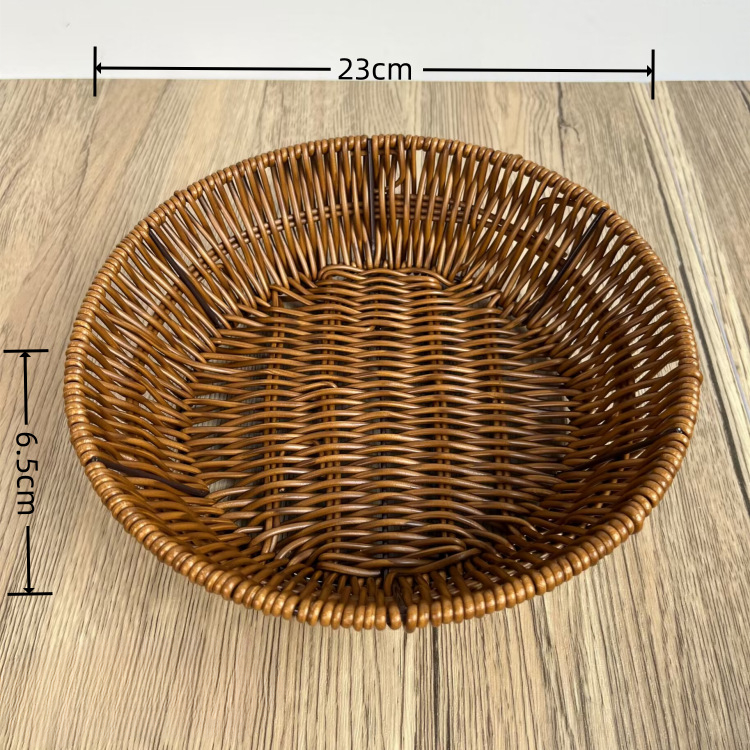 Supermarket Fruit and Vegetable Display Basket Dim Sum Basket Square Storage Basket Woven Fruit Basket Snacks Bread Snack Basket: green