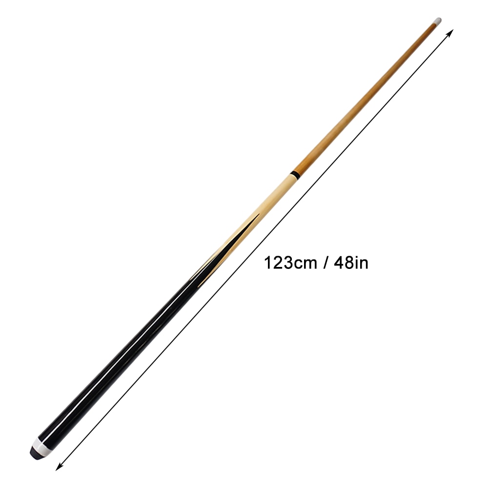 Snooker Cue Taco De Sinuca 48In Junior Kid Billiard Shaft 2-Piece Wooden Pool Cue Stick Entertainment Snooker Billiard Tool