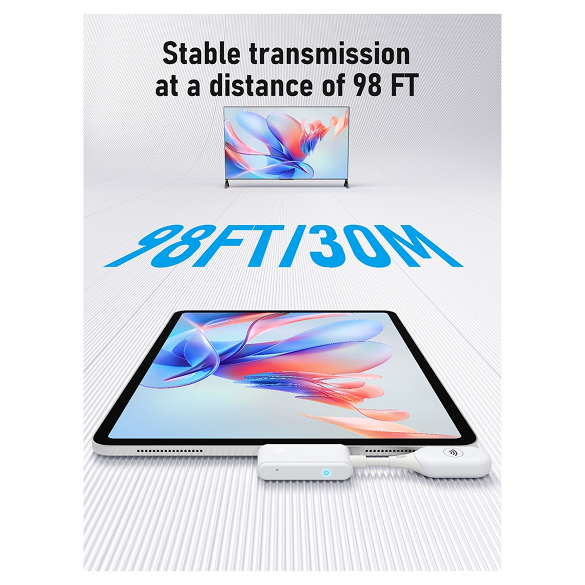 HDMI-Compatible Wireless Transmitter Receiver Extender Kit 1080P@60HZ 50M Wireless Display Dongle for TV Camera