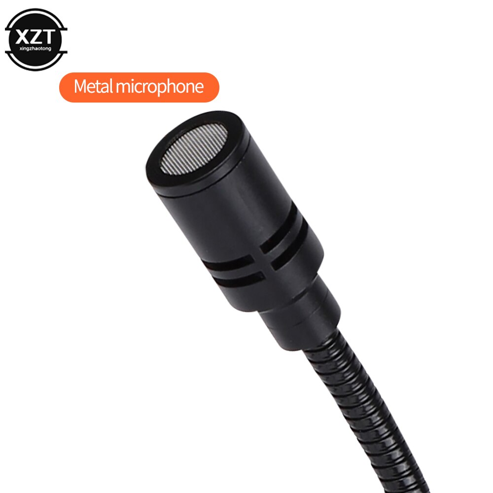 26cm Omnidirectional Metal Microphone USB Microphone Mini Audio Mic for Computer Laptop for Laptop/Notebook/PC/MSN/Skype