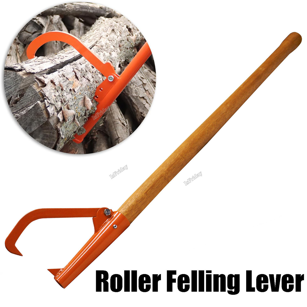 Roller Felling Lever Garden Backyard Lifter Log Peavy Rustproof Cant Hook Tools Home Backyard Lifter Rustproof Roller Tool