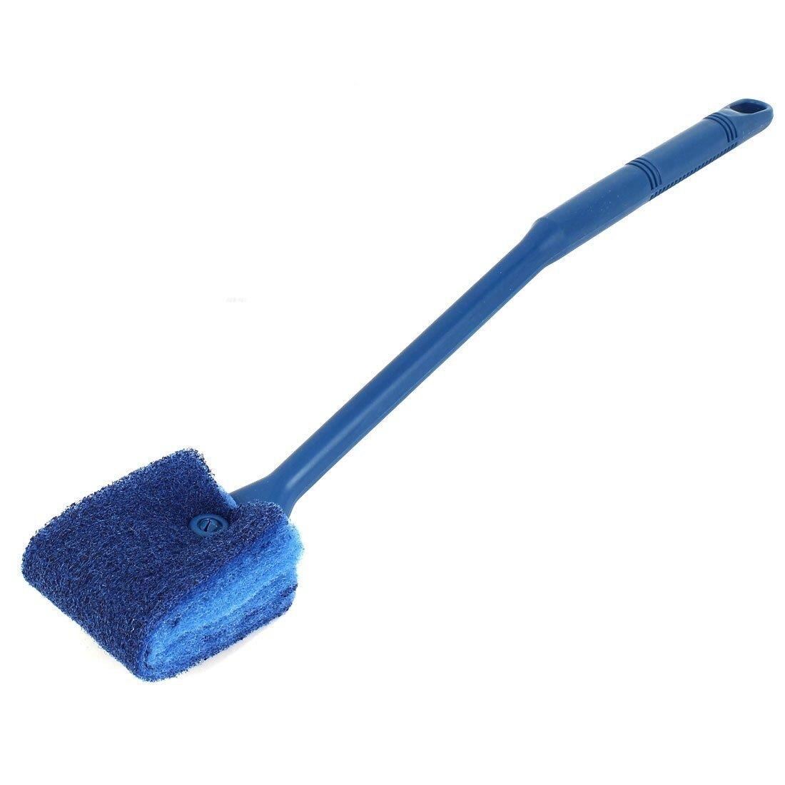40CM Aquarium Fish Tank Cleaning Sponge Scourer Brush Scrubber Algae Remover: Blue