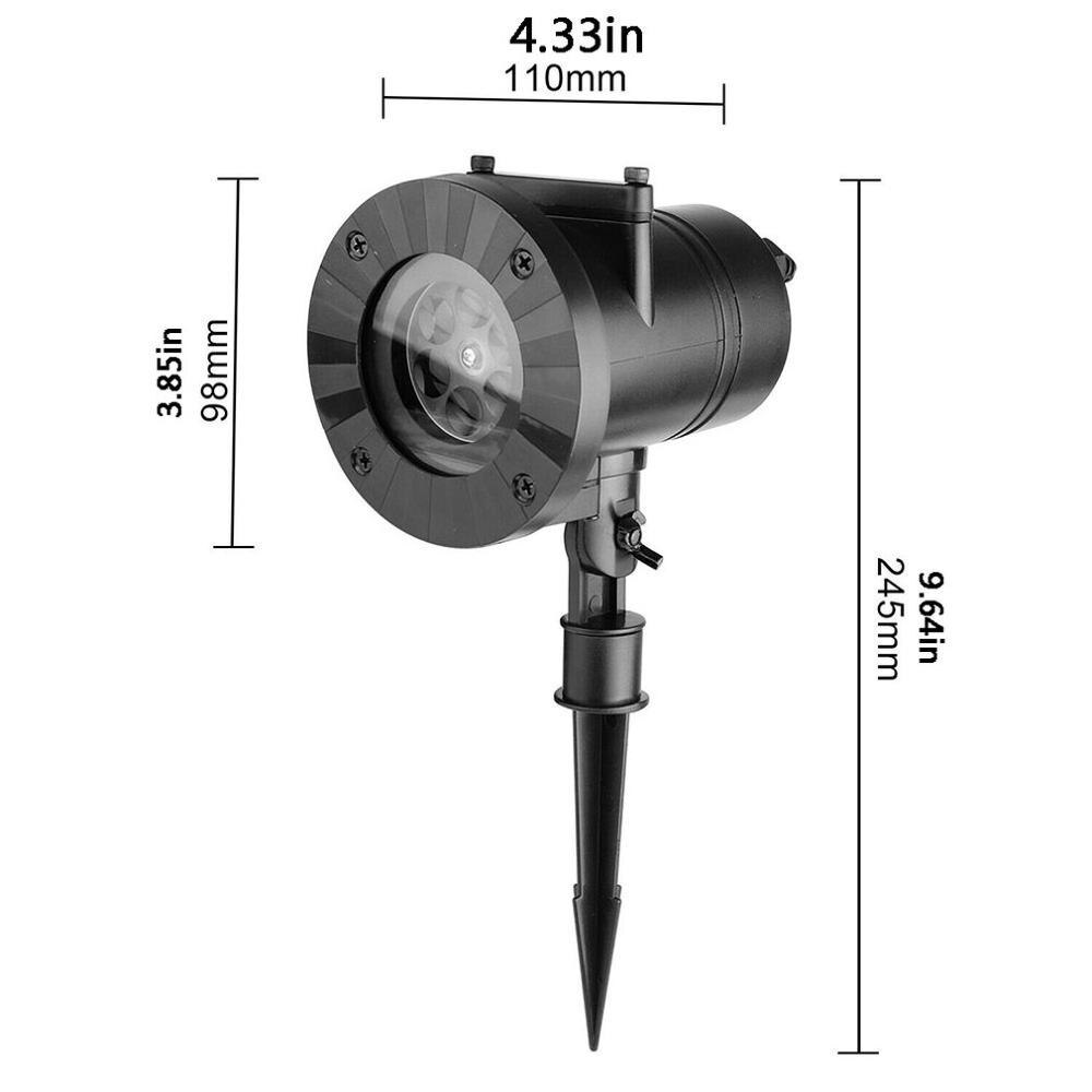 Christmas Halloween 48 Picture Projector Halloween Party Christmas Santa Claus Projection Lamp Window Movie Projector