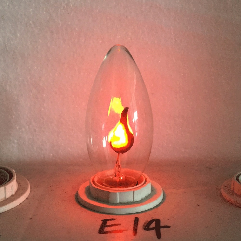 E14 e27 retro led edison pære led flamme effekt brand lys flimrende flamme lampe simuleret fest jul indretning  ac220-240v