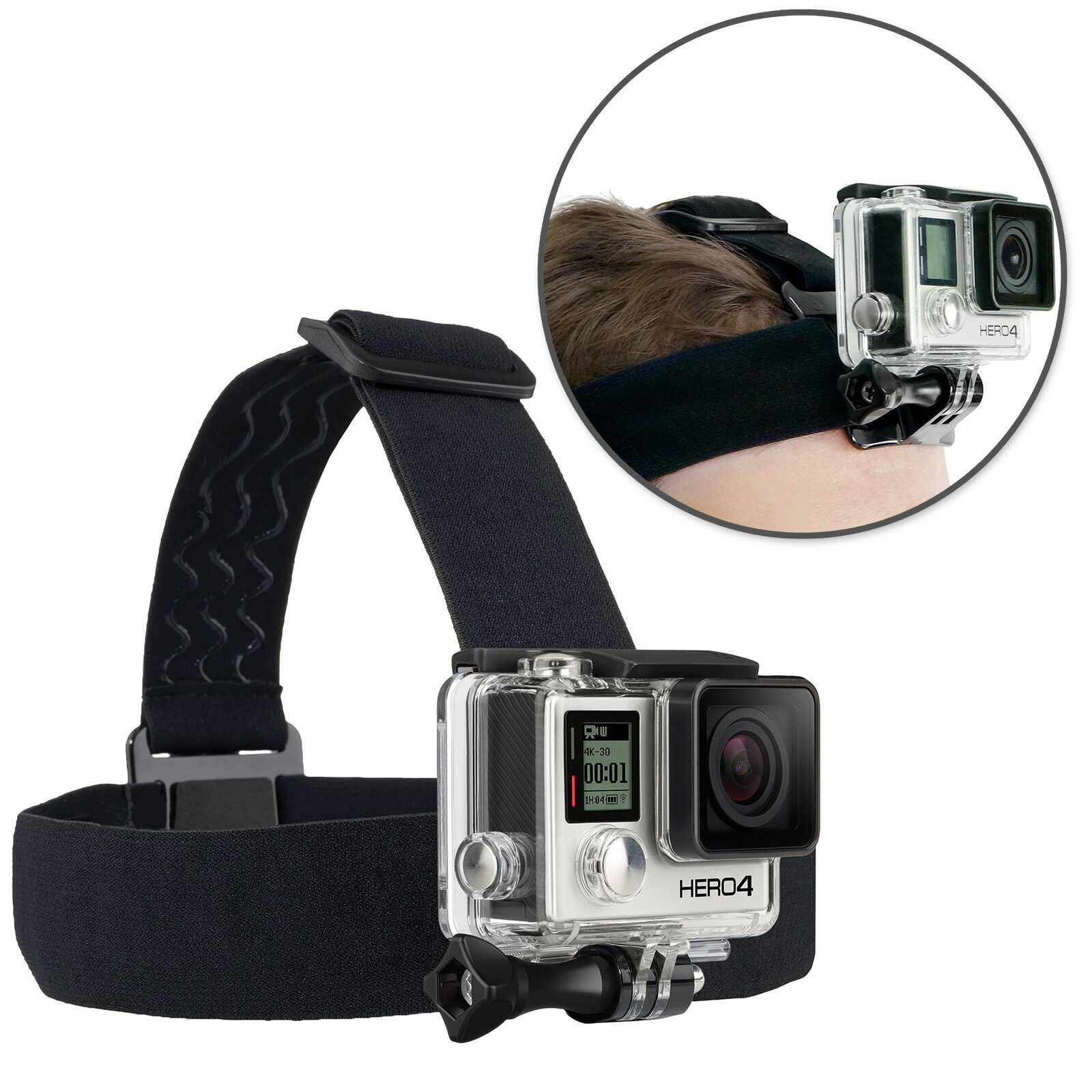 Zubehör Set für Gopro Hero 8 7 6 5 4 3 Sitzung SJCAM Xiaomi Yi Kit Montieren Schutz Rahmen Fall für GoPro Hero 8 Gehäuse: 10-Head Strap