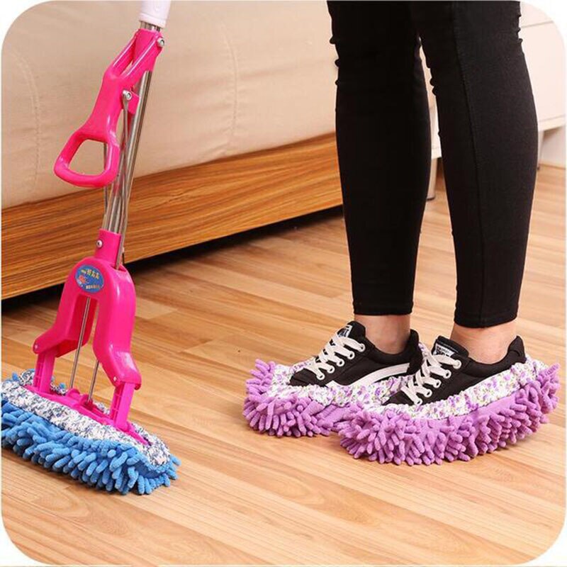 1pcs Cleaning Foot Cleaner Shoe Mop Slipper Floor Dusting Cover Convenient Practical Home accessories Cleaning Tools