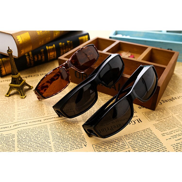 Polarized Sunglasses Fit Over Eye Glasses Driving Wrap Shield Goggles Fishing Glasses Sports Sunglasses