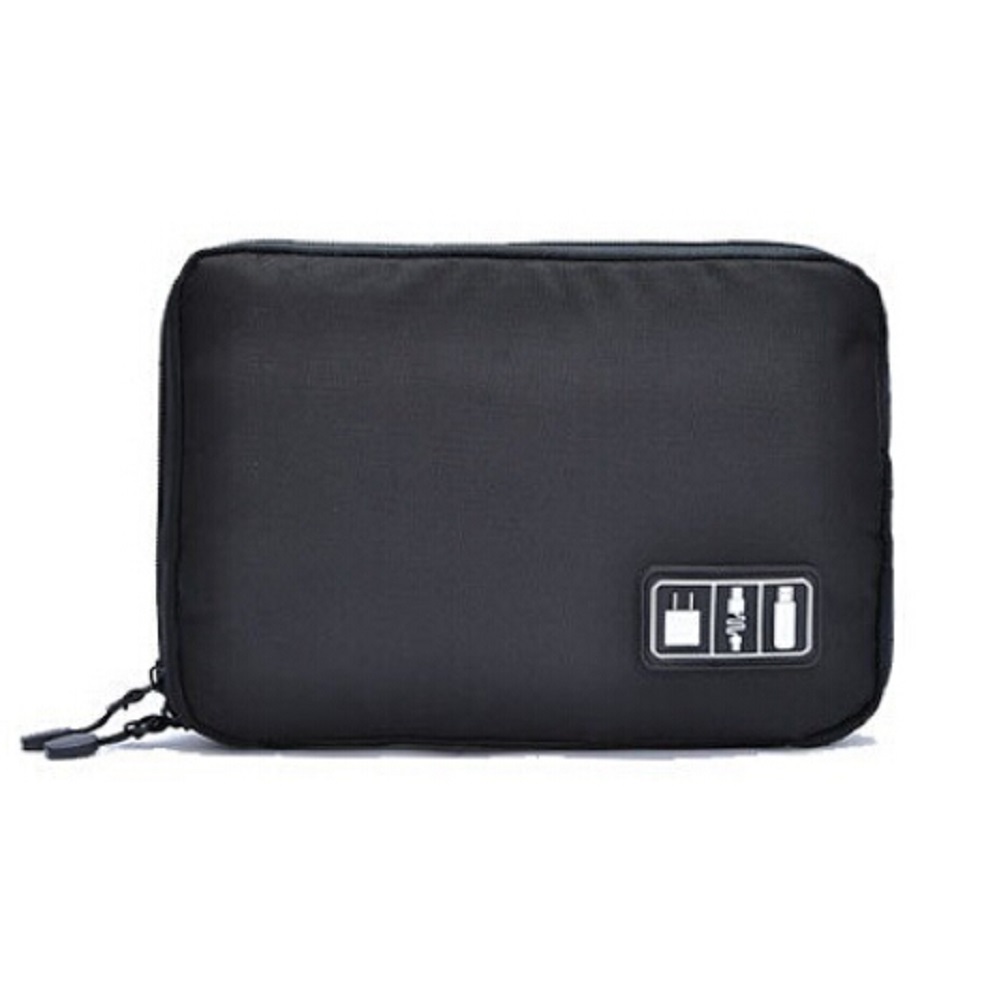 USB Flash Drives Case Organizer Bag Digitale Opslag Pouch Data Oortelefoon Kabel Casual Solid Nylon Grote Capaciteit Reizen Handtas