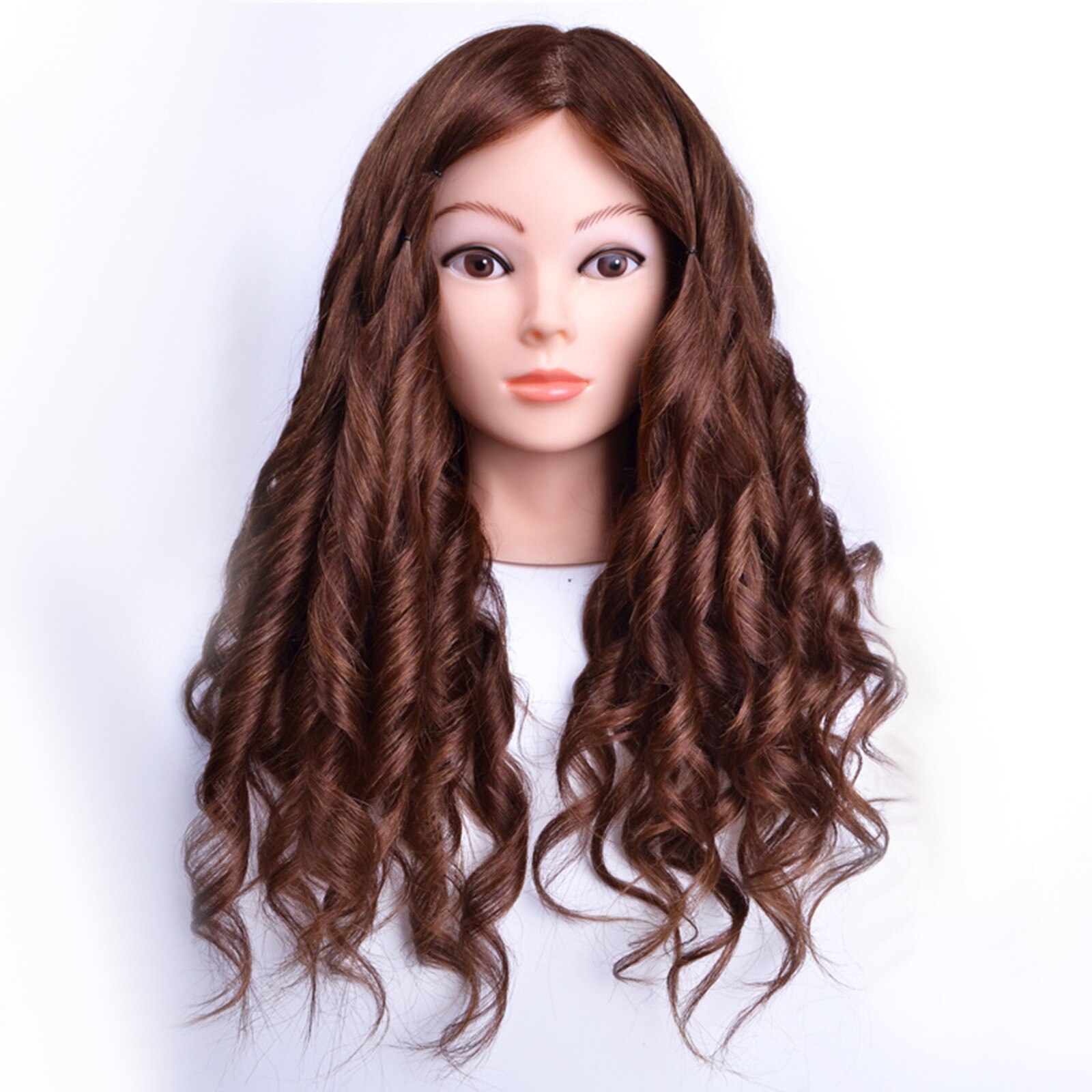 African American Mannequin Head With Real Hair For Braiding Hair Training Hairart Barber Hairdressing Mannequin Head#g30