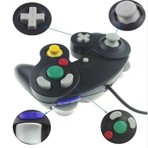 Gamepads Game Controller Pad Joystick for Nintendo Game Cube or for Wii kids Christmas