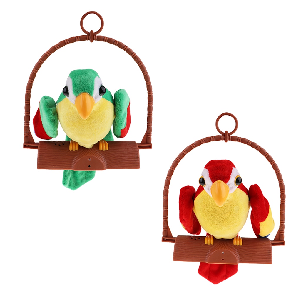 Il pappagallo parlante imita e ripete ciò che dici giocattolo divertente per i bambini