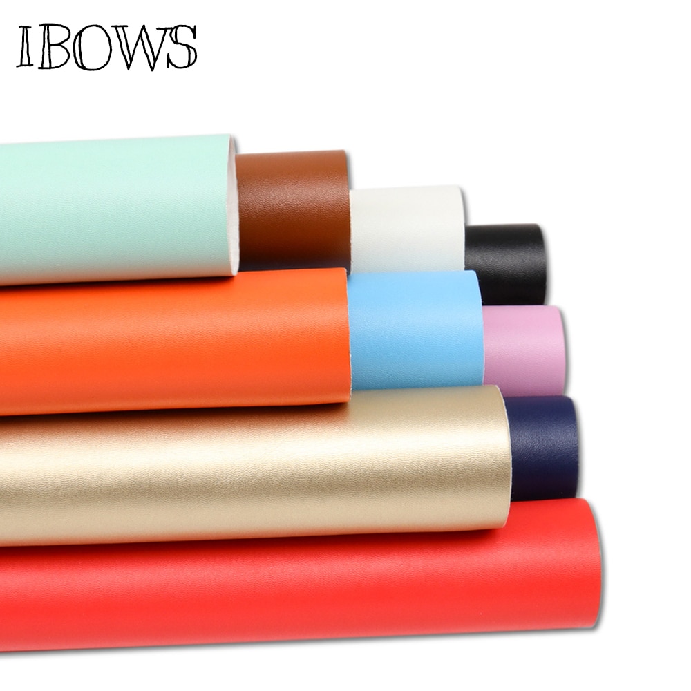 Ibows 22*30cm kunstlæder stof til syning af kunststof syntetisk læder ark pu til diy taske sko materiale hademade stof