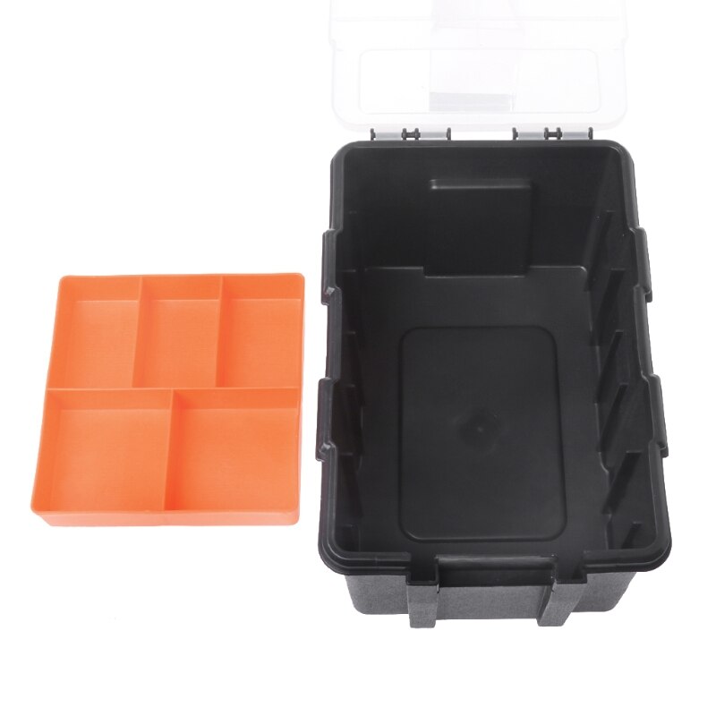 Hardware Box Transparent Multifunctional Storage Tools Case Plastic Organizer