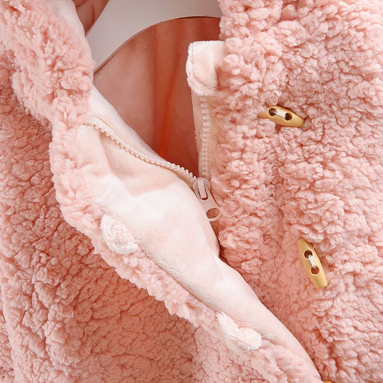 Vêtements d'automne et d'hiver féminins | Manteau épais en coton molletonné, pour bébés garçons et filles, vêtements en velours plus, pour enfants