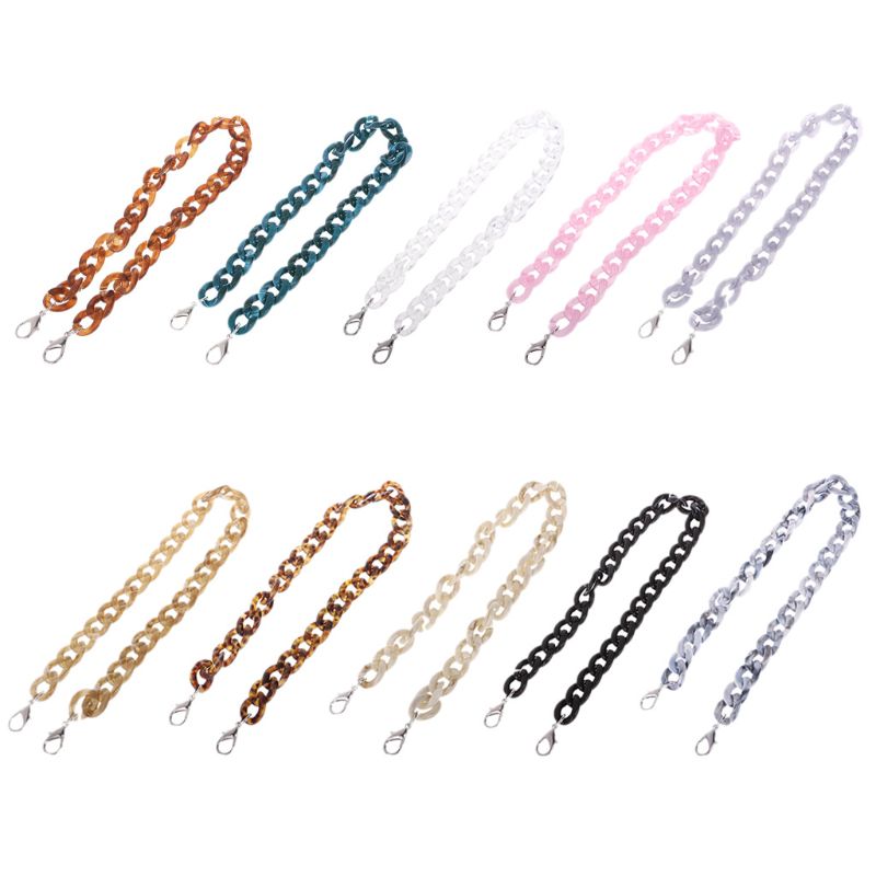 Resin Chain Replacement Handle Shoulder Crossbody Handbag Bag Strap 60-120cm