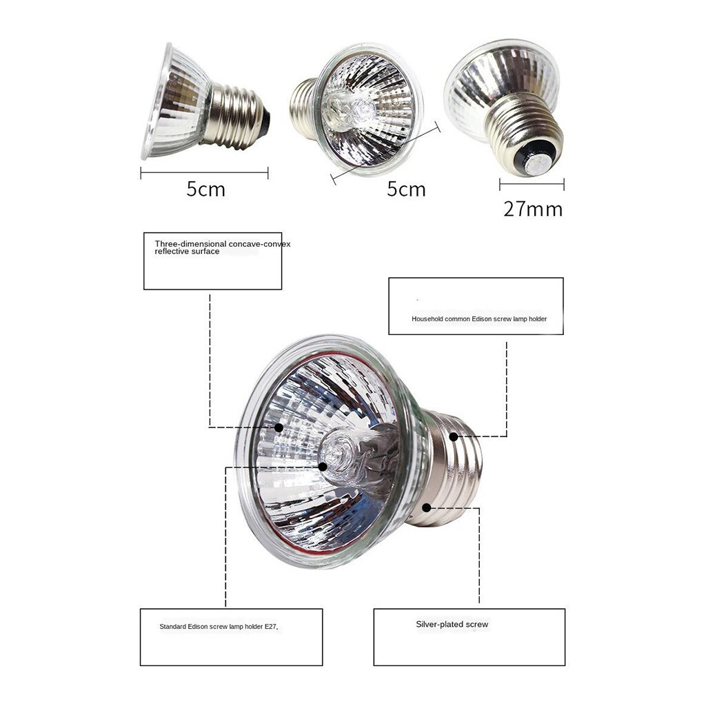 Uva Uvb Zon Warmte Lamp Volledige Zon Reptiel Lamp... – Grandado