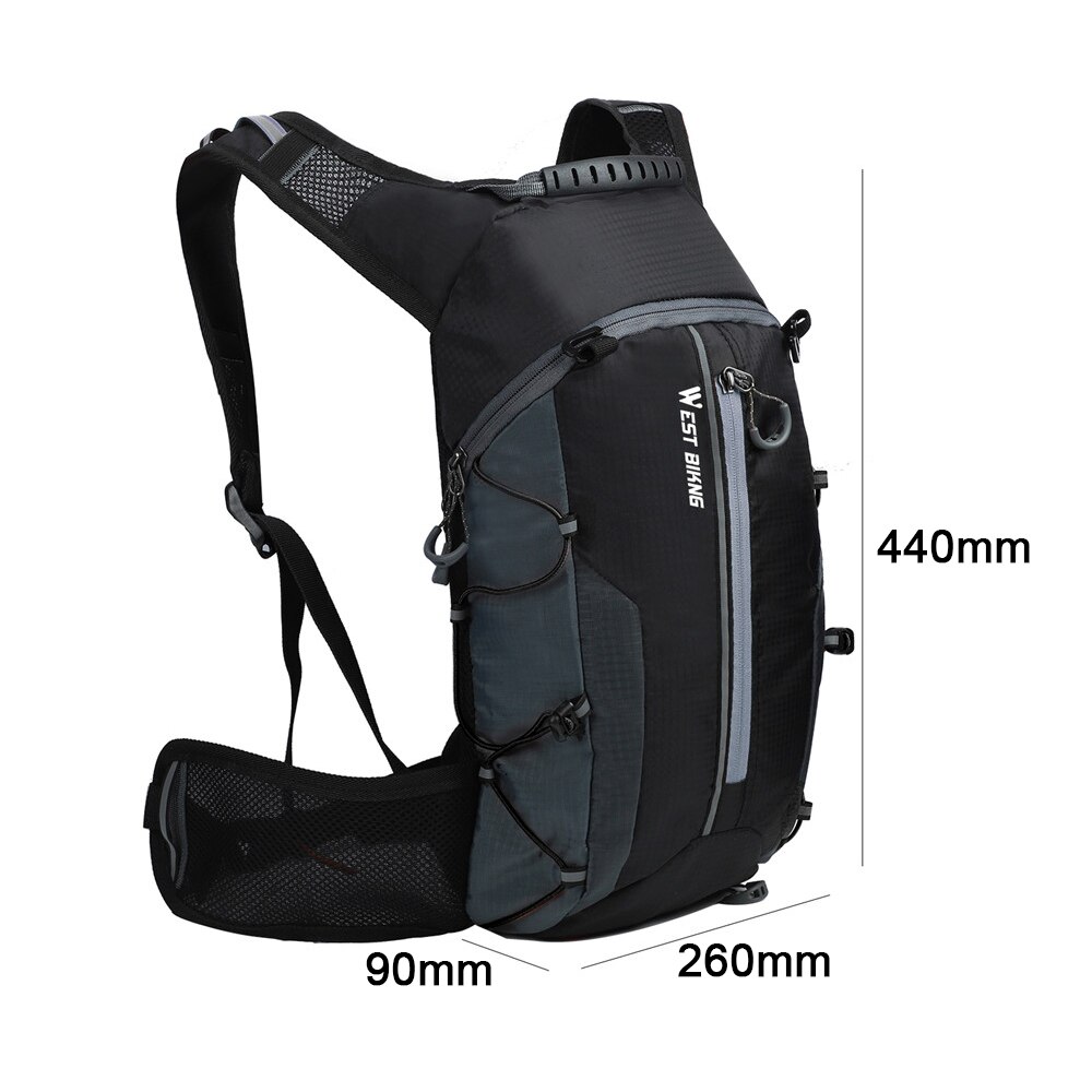 Lixada-mochila de Ciclismo de 18L, ultraligera, para deportes al aire libre, viaje, Camping, hidratación, bolsa de agua: Style 2